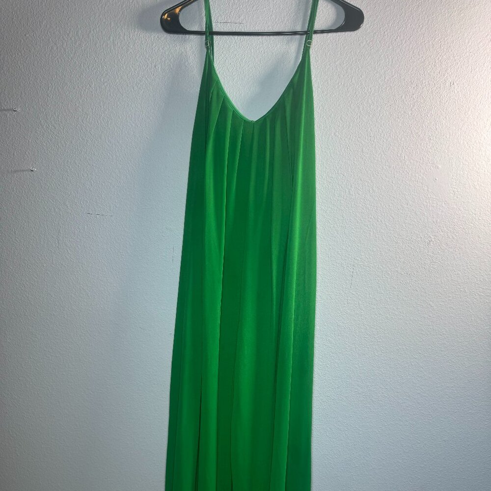 Green Wide Leg Pants Jumpsuit